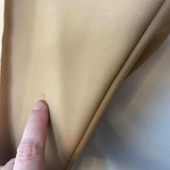 AKRIS Saks Fifth Avenue Women’s Luxury Designer Dress Tan Pants - Picture 4 of 11